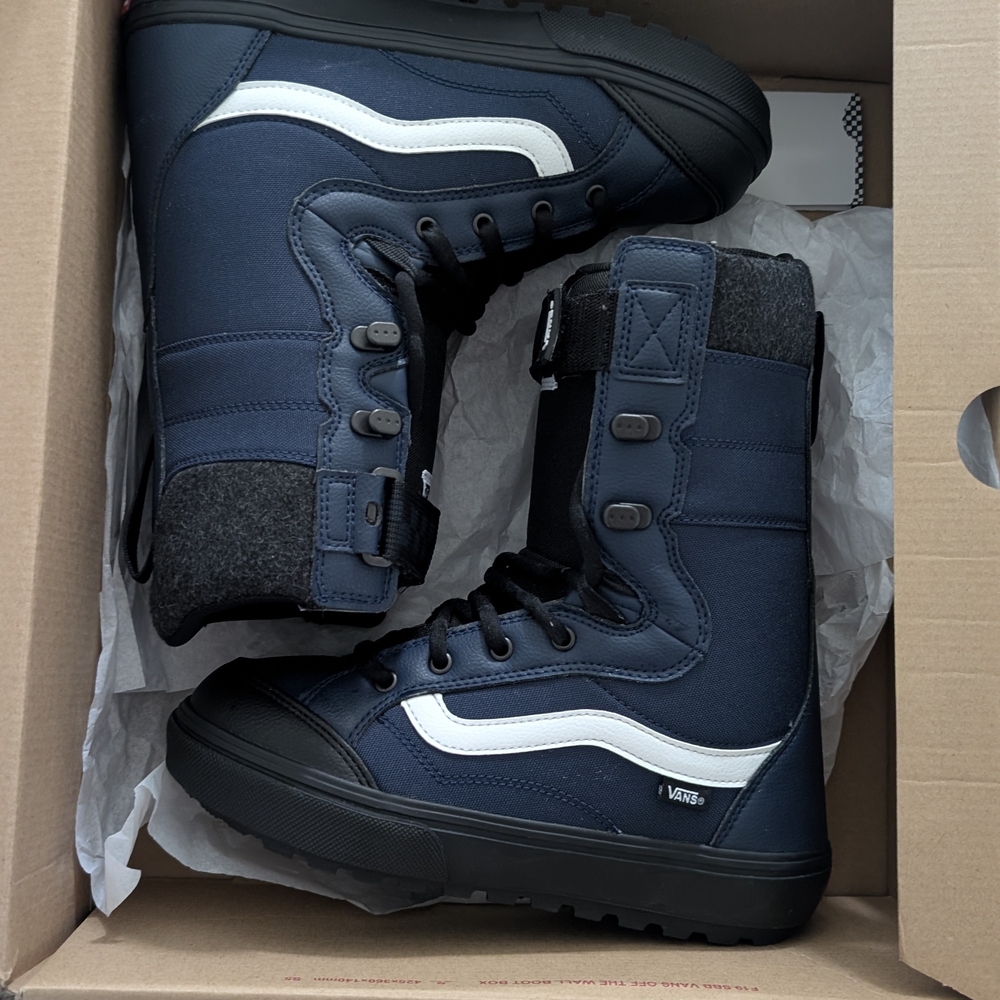 Vans Navy and Black Snow Boots